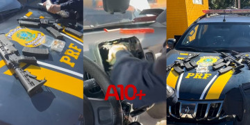 Homem é preso com fuzis escondidos em compartimento falso de carro durante abordagem da PRF no Piauí; receberia R$ 5 mil pelo transporte