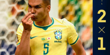 Brasil vence o Japão de virada e se classifica para as oitavas de final da Copa do Mundo