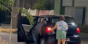 Casal se apresenta à polícia após ser flagrado retirando bloquetes de obra pública no Piauí