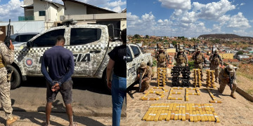 PM apreende 150 kg de maconha em área de mata durante operação no Sul do Piauí