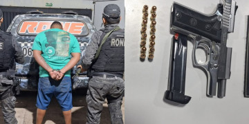 Homem tenta esconder pistola em carro, mas acaba preso durante Operação Metatron em Teresina
