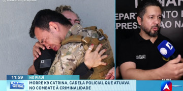 Delegados destacam importância da K9 Catrina, primeira cadela policial da Polícia Civil do Piauí, no combate à criminalidade; animal será cremado