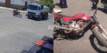Menino de 10 anos morre após moto em que estava bater contra caçamba no Piauí