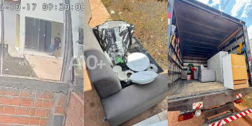 Polícia recupera objetos furtados de casa em Altos; criminosos, que já foram identificados, chegaram levar até cama e sofá