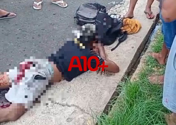 Policial militar de folga flagra assalto, reage e atira em suspeito na cidade de Timon, Maranhão