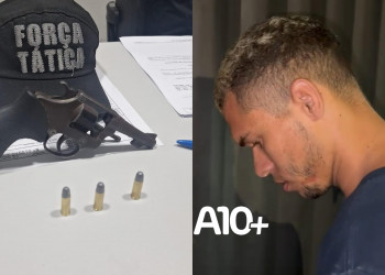 PM é acionada após disparos de arma de fogo e prende suspeito na zona Sudeste de Teresina; comparsa fugiu