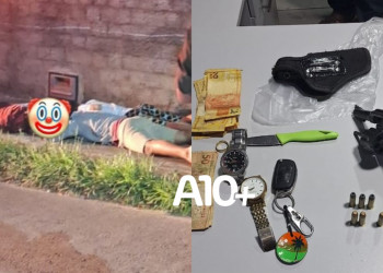 Trio é preso após perseguição policial no interior do Piauí; arma, dinheiro e veículo apreendidos