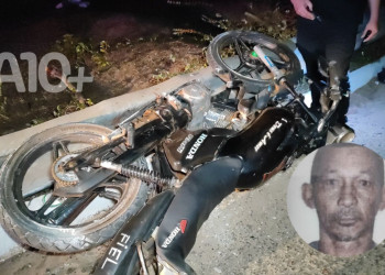 Motociclista morre após bater violentamente em mureta na BR-343, litoral do Piauí