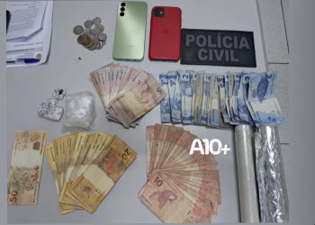 ‘Jacú’ tenta fugir de cerco policial, mas é capturado por suspeita de tráfico de drogas no litoral do Piauí