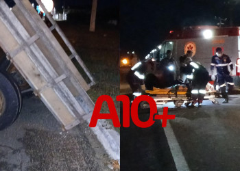 Motociclista fica gravemente ferida ao se envolver em acidente com carroça no litoral do Piauí