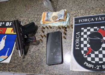 Homem é preso por suspeita de ameaçar ex, porte ilegal de arma de fogo e desacato a policiais no litoral do Piauí