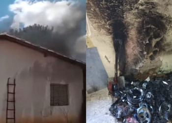 Após segunda casa ser atingida por fogo em dois dias em comunidade, polícia investiga suspeita de atuação de incendiário no Piauí