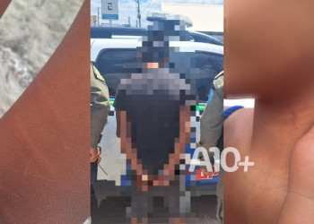 Homem é preso por suspeita de agredir companheira adolescente na frente do próprio filho no Piauí