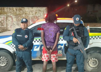 Suspeito de tentar matar o próprio avô por espancamento é preso pela polícia no interior do Piauí