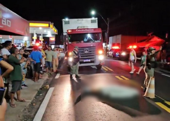 Idoso morre após ser atropelado por caminhão-baú no interior do Piauí; motorista é conduzido à delegacia