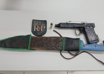 Homem é preso após agredir e ameaçar de morte a companheira na frente da filha em Timon (MA)