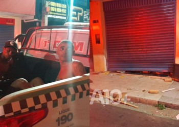 Dupla é presa em flagrante após arrombar e furtar loja no Centro de Teresina