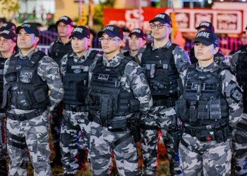 Plano de policiamento com motocicletas reforçará segurança nos centros comerciais de Teresina no período de fim de ano