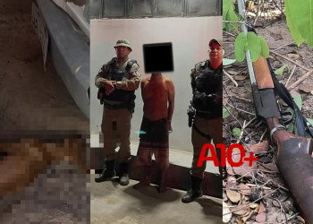 Homem é preso por suspeita de matar companheira e cachorro a tiros no Piauí