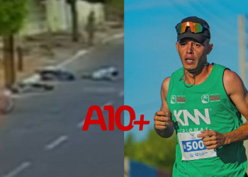 Motociclista morre após atingir pedestres, se desequilibrar e bater cabeça ao chão no Piauí; VÍDEO