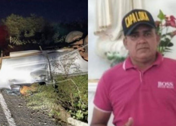 Homem perde controle de caminhonete, sai de pista e morre após capotar veículo no interior do Piauí