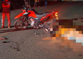 Motociclista morre após sofrer grave acidente no interior do Piauí; teria atropelado pedestres