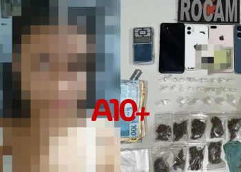 Após denúncia de assalto, PM encontra boca de fumo e prende mulher no interior do Piauí