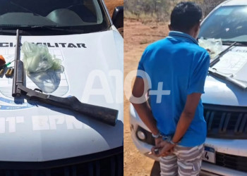 Homem é preso por suspeita de perseguir e ameaçar de morte a ex-companheira no interior do Piauí