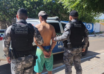 Suspeito de homicídio e roubo é preso pela PM em Parnaíba, litoral do Piauí