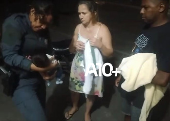 Policiais militares salvam bebê de apenas 11 dias de vida que estava engasgado em Timon; VÍDEO