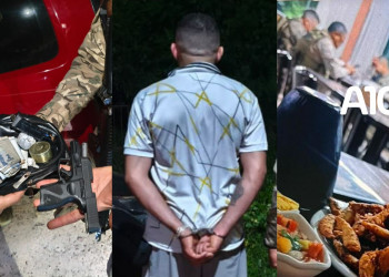 Homem é preso após enviar foto de policiais do BEPI em restaurante para grupo de facção em Teresina