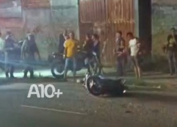 Colisão entre duas motocicletas deixa um morto e outro ferido na zona Norte de Teresina