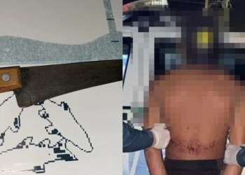 Adolescente é apreendido por suspeita de esfaquear namorada no Piauí; foi flagrado pela PM levando a vítima para o hospital