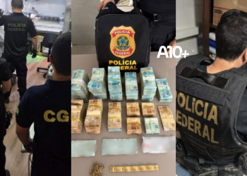 PF cumpre no Piauí mandados em operação que investiga fraudes em contratações públicas e desvio de recursos federais; mais de R$ 3 milhões bloqueados