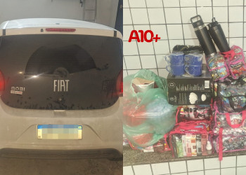 Dupla suspeita de tocar o terror com sequência de assaltos é presa na zona Norte de Teresina; polícia procura por 3º envolvido nos crimes