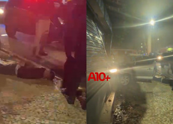 Dupla de suspeitos é presa ao se envolver em acidente durante perseguição policial na zona Sul de Teresina