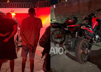 Polícia encontra motos roubadas em residência e prende duas pessoas na zona Norte de Teresina