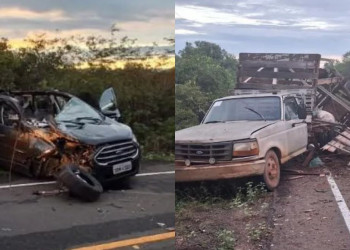 Grave acidente deixa duas mulheres mortas e um homem ferido no interior do Piauí