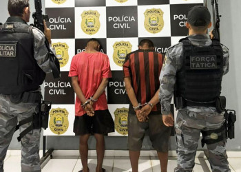 Bandidos invadem casa, fogem, retornam ao local para furtar e são presos pela polícia no Piauí