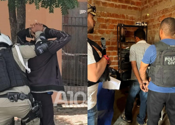 Operação prende homens com mandados em aberto por homicídio, estupro e descumprimento de medidas em Teresina