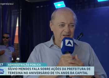 Prefeito Sílvio Mendes participa do BG nos Bairros, da TV Antena 10, e elogia iniciativa em celebração aos 174 anos de Teresina