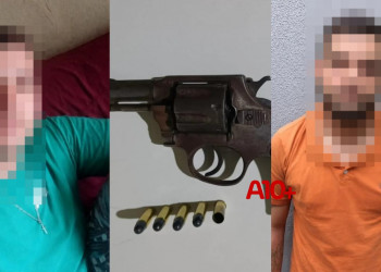 Dupla é presa por suspeita de roubo de R$ 3 mil no interior do Piauí; atiraram contra a vítima