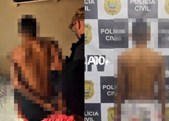 Homem e adolescente são capturados por envolvimento em roubos de motos em Teresina
