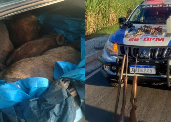 Trio que aterrorizava população com diversos roubos é preso no interior do Piauí