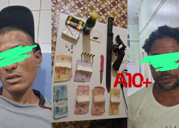 Mulher aciona PM após irmão ser ameaçado e suspeitos são presos no Piauí; estavam com drogas e armas