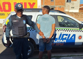Homem é preso após agredir companheira grávida e tentar fugir no interior do Piauí