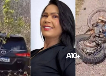 Mulher morre após motocicleta ser atingida por carro no interior do Piauí