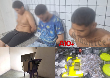 Polícia Militar desarticula boca de fumo e prende três pessoas na zona Sudeste de Teresina