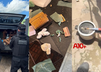 Polícia desarticula boca de fumo “Peito Seco” e prende três suspeitos de tráfico de drogas em Teresina; VÍDEO!