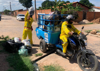 Teresina testa “Motolixo”: nova motocarga que chega onde o caminhão não entra